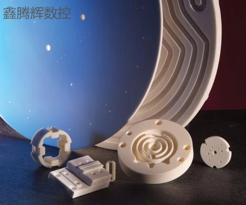從這個樣本可以看出陶瓷加工的陶瓷工件的多樣性和復雜性，圓盤直徑12英寸